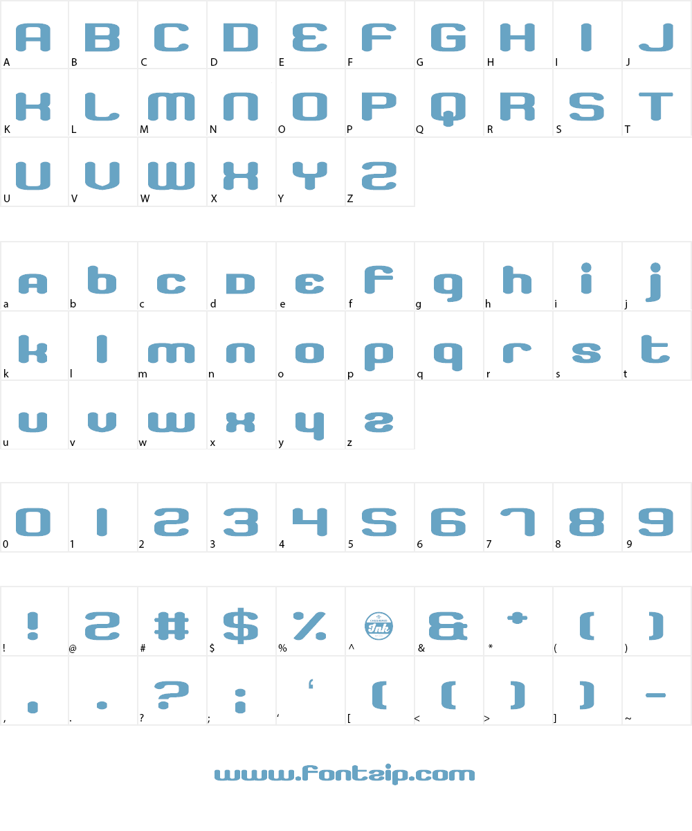 Dissolved Exchange Font Character